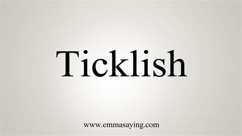 How to say ticklish in Filipino .